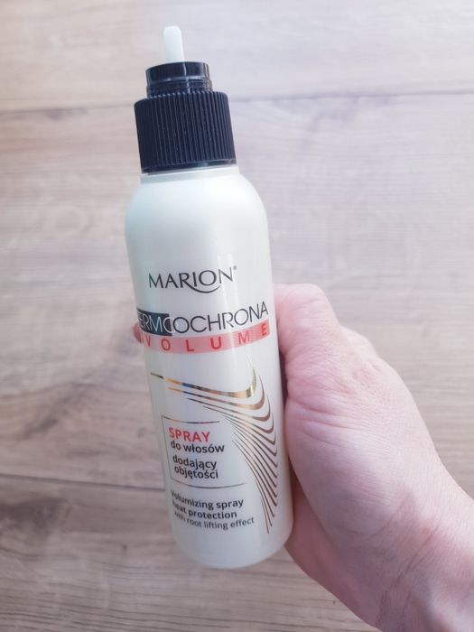 Nowy spray do włosów dodający objętości  Marion Termoochrona  130ml