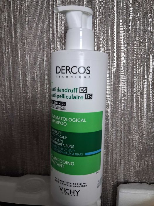 Шампунь віши Vichy dercos від лупи 390 мл перхоті  виши