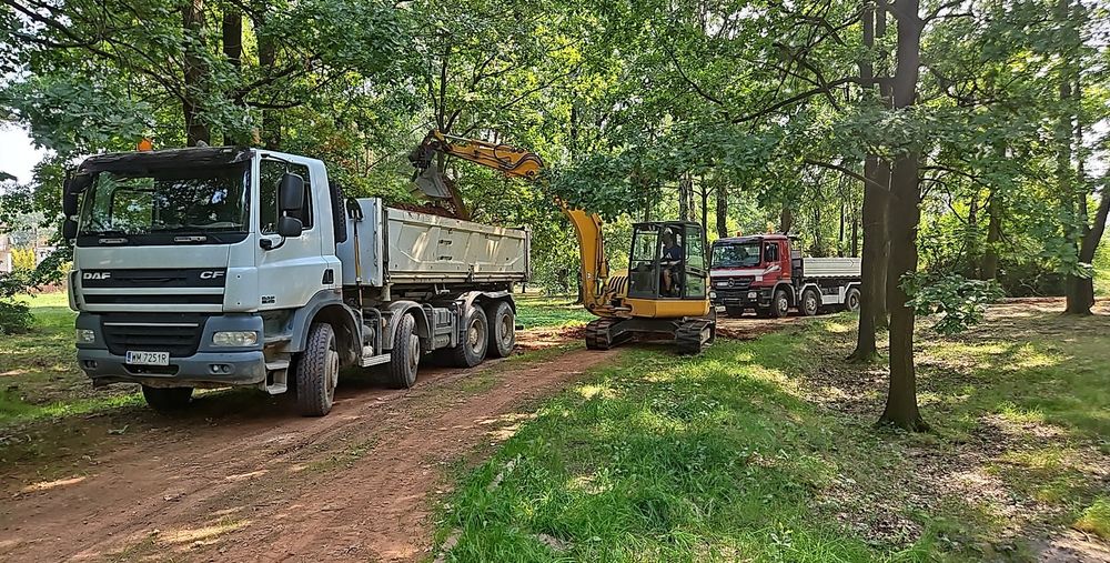 Roboty ziemne, stawy, rozbiórki, szamba, HDS, piasek, żwir, ziemia,