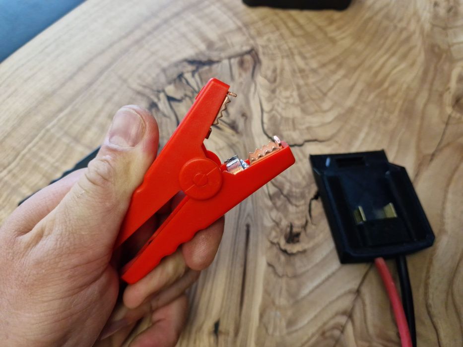 Rozruch Parkside Adapter 10mm² krokodylki