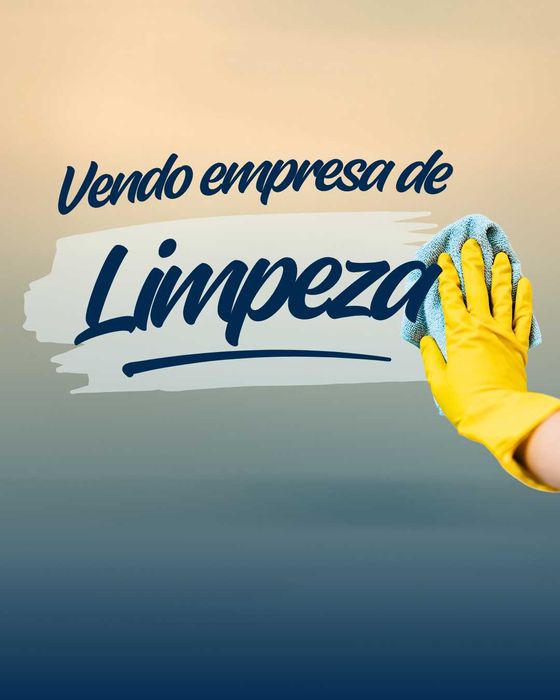 Vendo empresa de limpeza com equipamentos