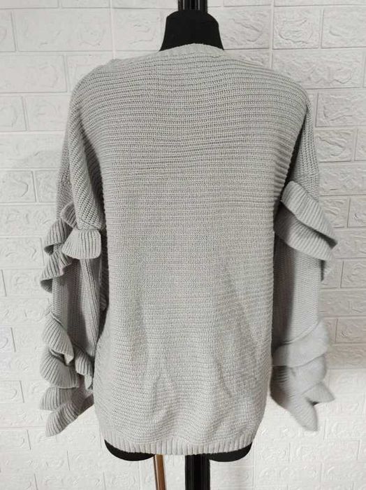 Sweter rozmiar xl plus size cena 15 zł szary