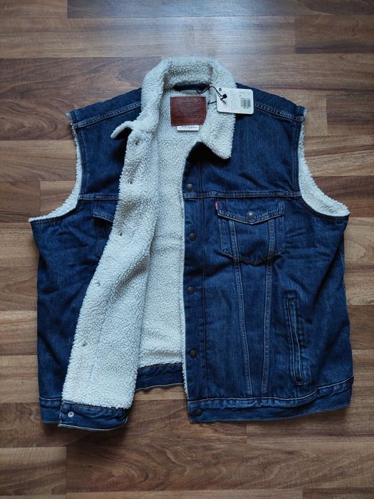 NOWY Bezrękawnik Trucker Sherpa Levi's Premium Quality