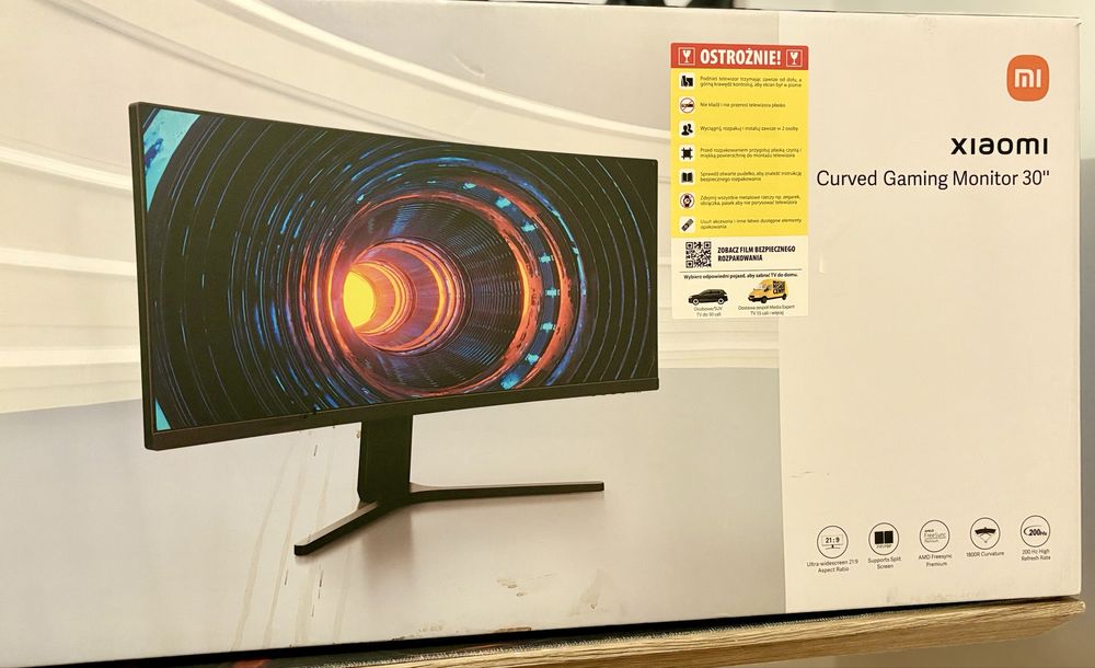 Xiaomi 30” Curved Gaming Monitor – 200 Hz, UltraWide