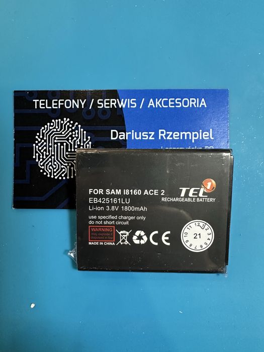 Nowa bateria Tel1 1800mAh do Samsunga I8160
