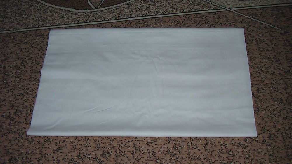 Эксклюзивная (70-х г.) натуральная ткань - лен ( однотонный , белый )