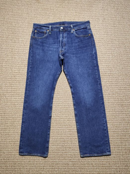 Levi's 501 W36 L30 джинси straight оригінал blue jeans