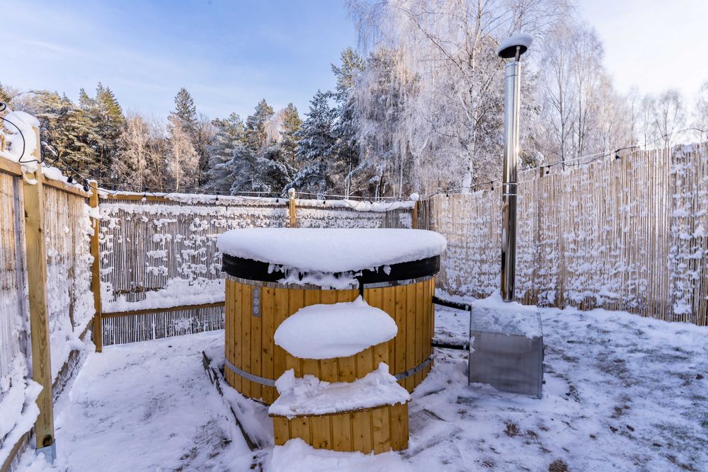 Domek nad jez. 6 os.- jacuzzi, pomost -  wolny termin na Trzech Króli