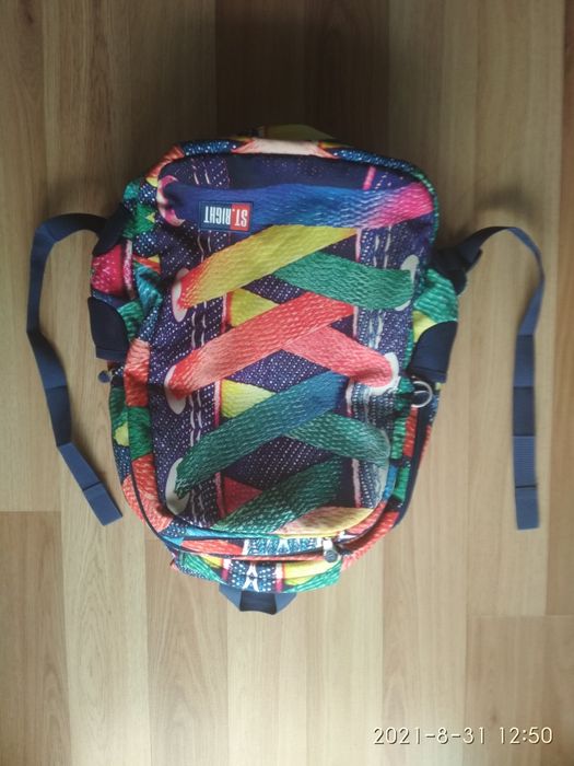 Plecak st.right "sznurówki kolorowe"