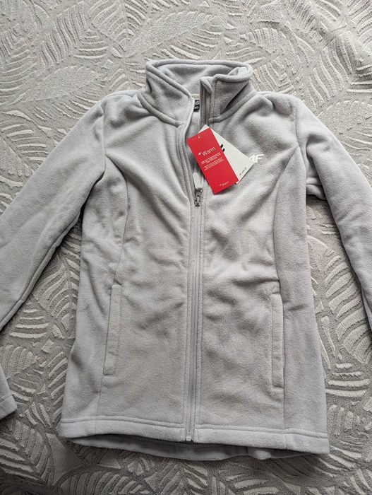 Nowy polar bluza 4F szary XS