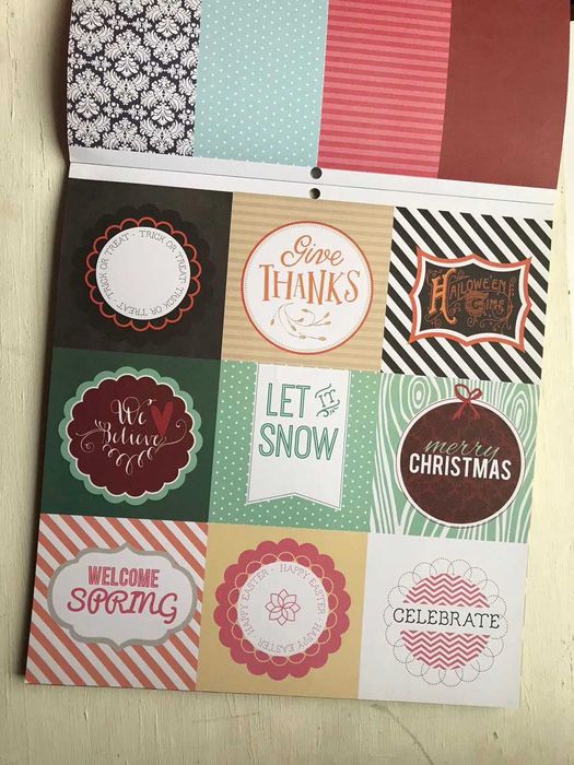 Набор для создания 4 венков к праздникам (DCWV Project Stack)