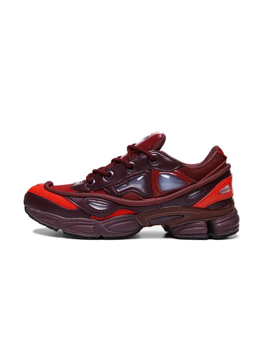 Мужские кроссовки Adidas x Raf Simons Ozweego 3 Burgundy