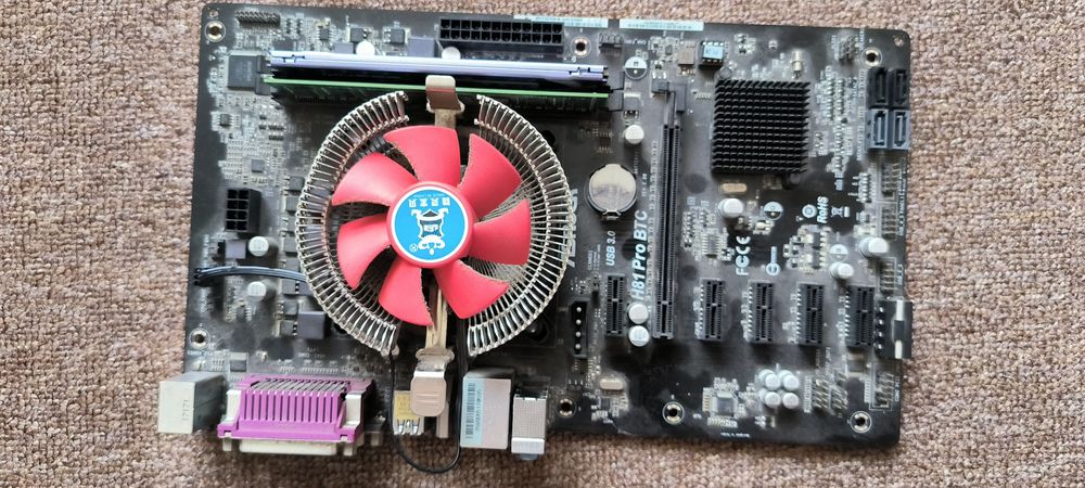 asrock btc pro h81 + i3 4130 + 12gb ddr3