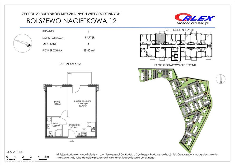Słoneczne mieszkanie. Bolszewo ul. Nagietkowa 12/4