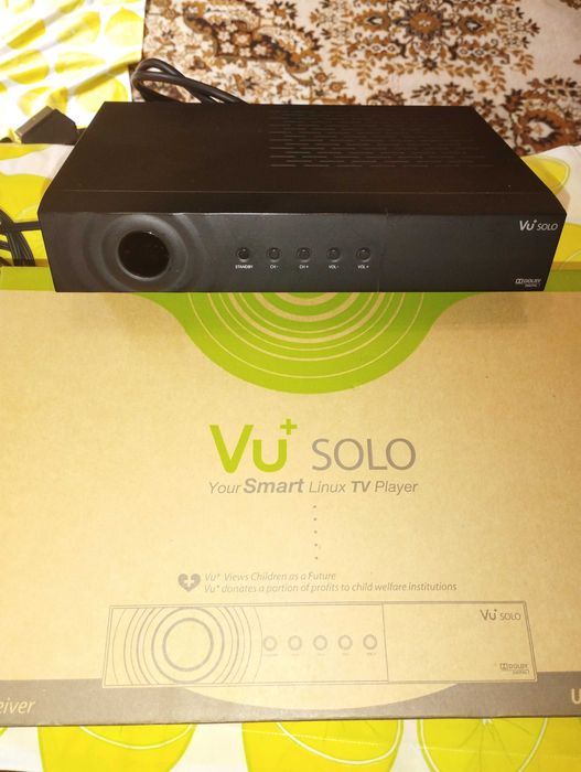 Спутниковый ресивер цифровой VU+SOLO. 2USB PVR Ready