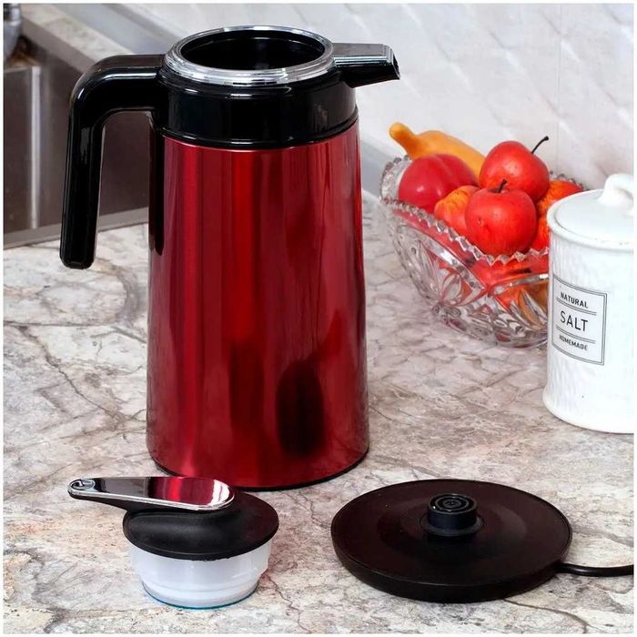 термос-чайник 3л 2200Вт + база Top Kitchen TK 00226 Червоний  Термопот