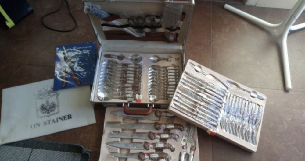 Faqueiro elegante churrasco italiano Von Stainer