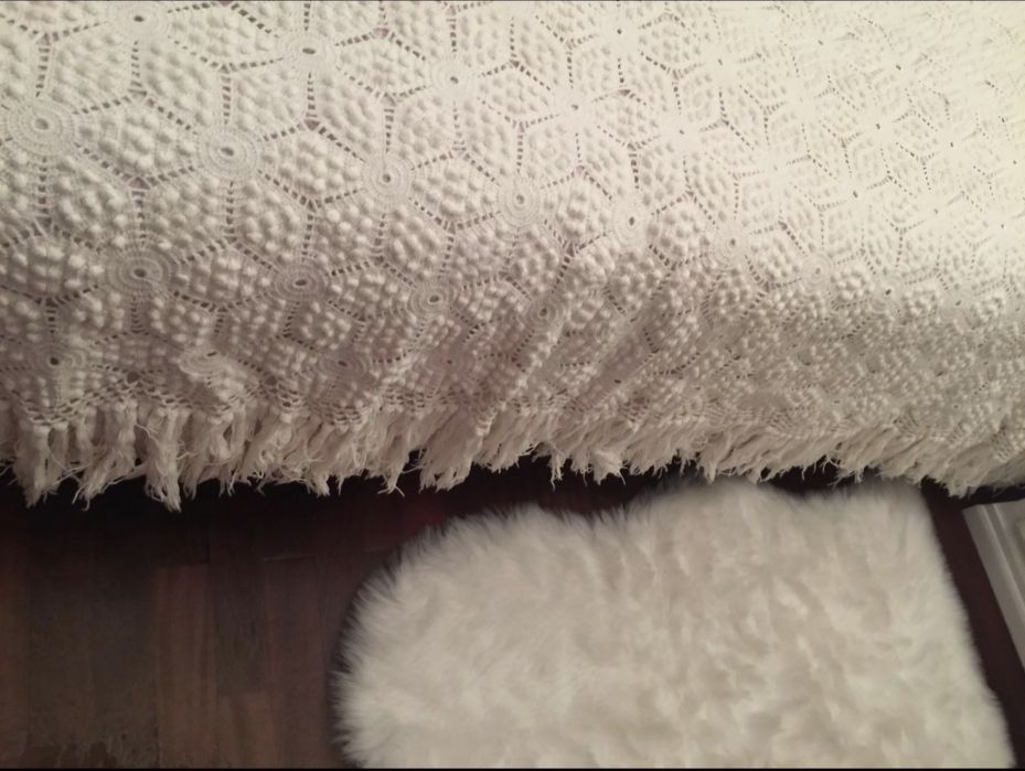 Colcha renda cama casal