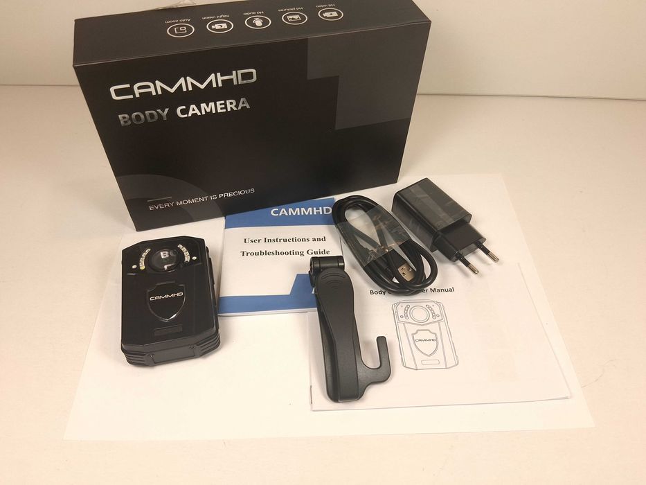 U045 Kamera Osobista Body Camera Cammhd FullHD Night Vision USB-C Nowa