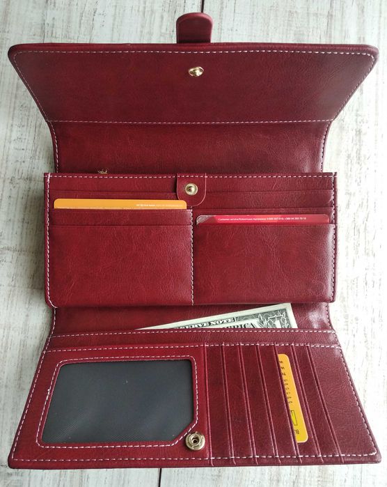 Гаманець шкіряний, кожаний, RFID захист картки