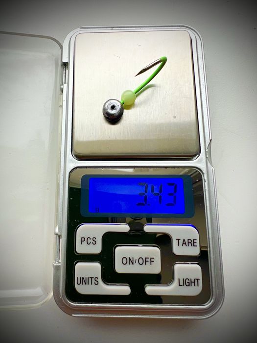 Летняя мормышка  Lumo Green  Світлонакопичувальні флюрисцентні