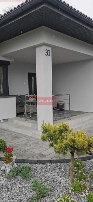 Balustrada nierdzewna szklana balkon francuski Harfa antracyt malowana