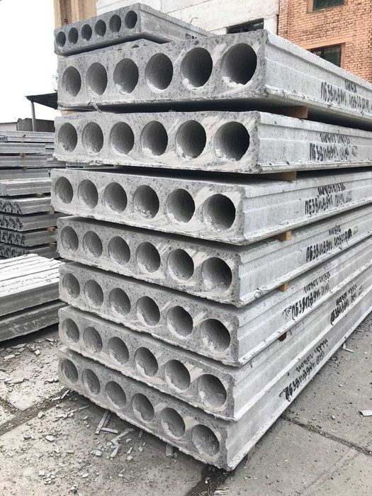 Плити перекриття, Плити полегшені, Панелі пустотні