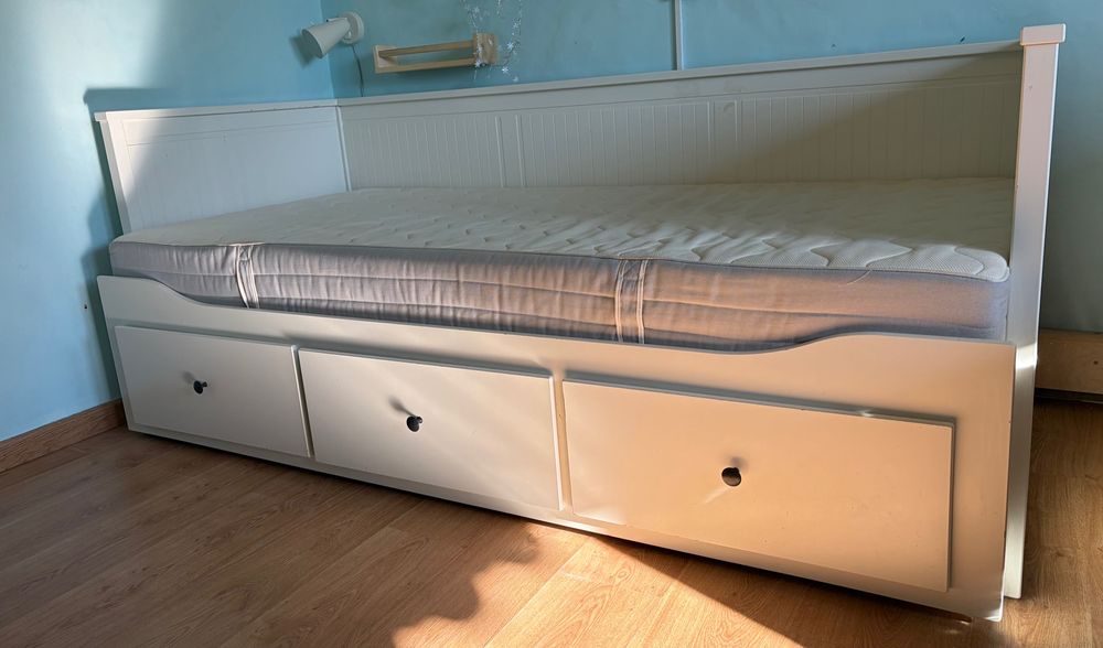 IKEA HEMNES cama individual/dupla usado