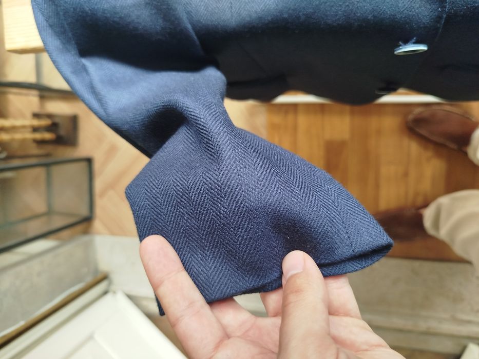 Sport coat de lã azul, 46