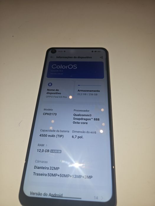 Vendo telemóvel oppo find x3 pro