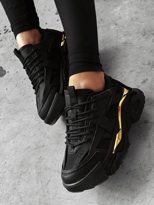 Buty Olavoga Shine biale czarne 38, 39, 40, 41