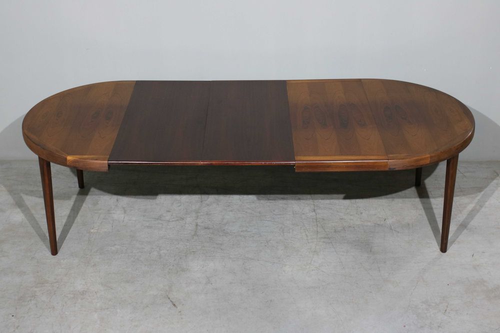 Mesa de jantar nórdica extensível em pau santo | Mid Century