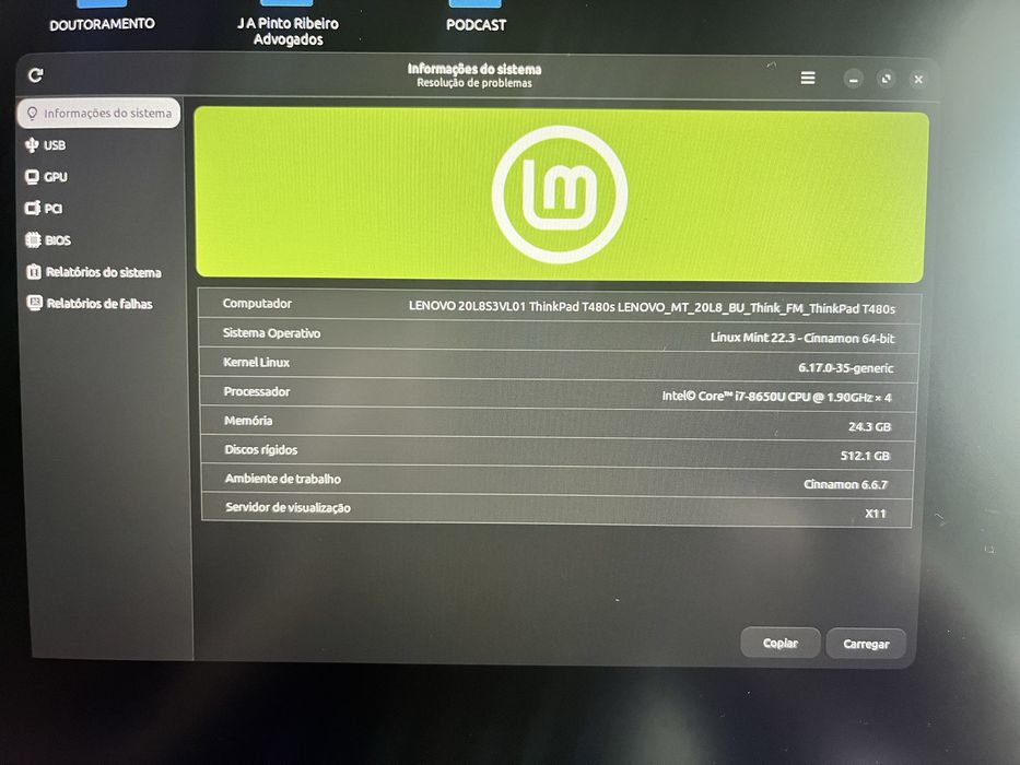 Lenovo Thinkpad T480s 24GB RAM 512GB SSD