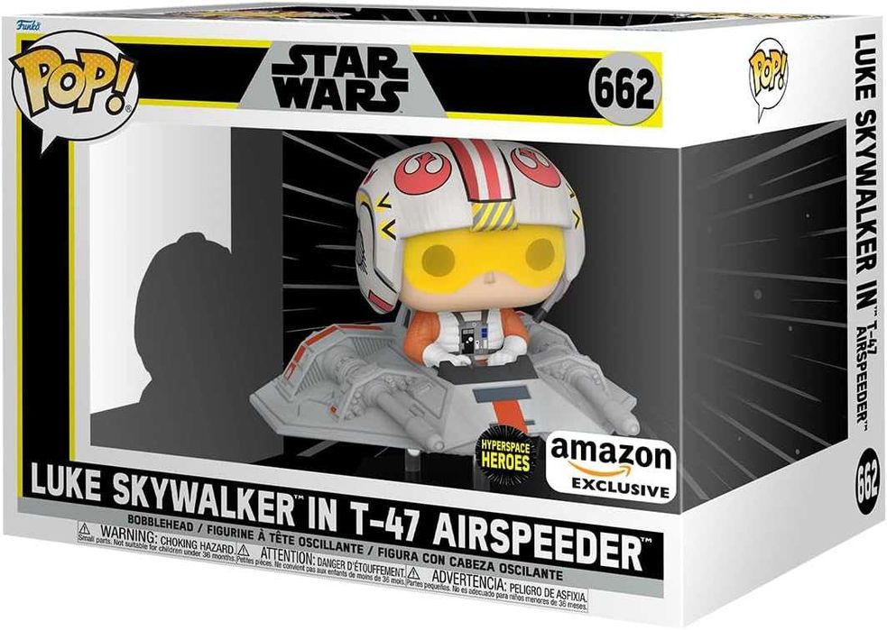 Funko POP! Rides: Star Wars Luke In T-47 Airspeeder #662 Р:26*20*18 см