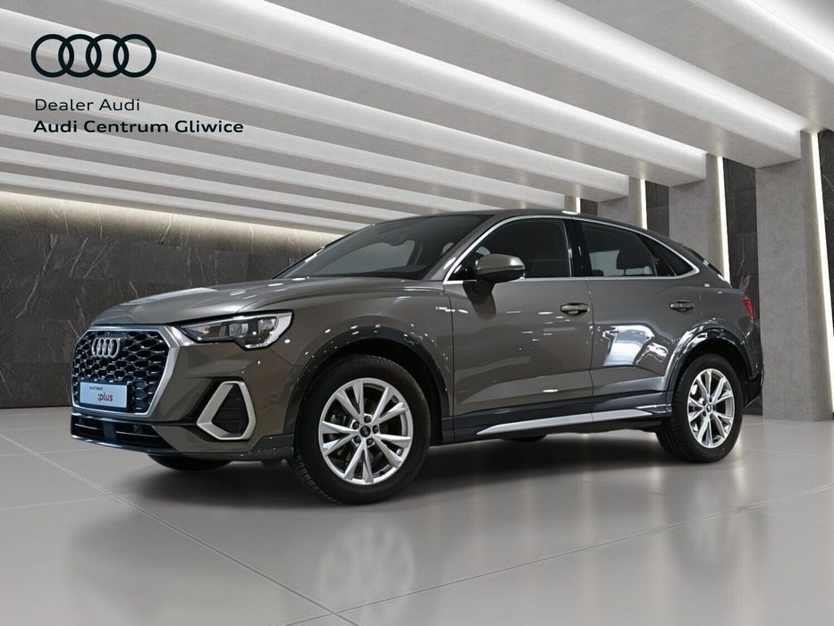 Audi Q3 Sportback S-Line ACC Kamera Rozpoznawanie Znaków Martwe Pole CarPlay