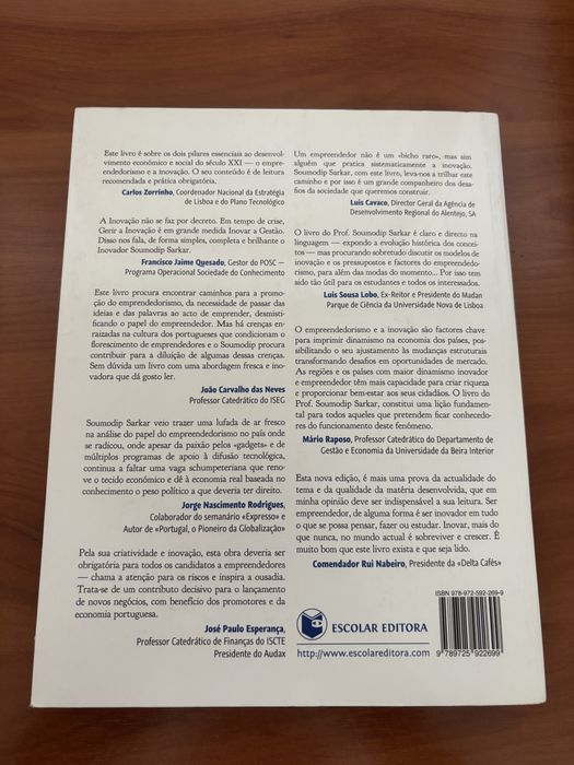 Livro “Empreendedorismo e Inovação” 2ª Edição