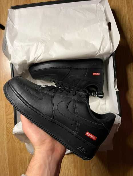 Nike Air Force 1 Low Supreme Black R.41