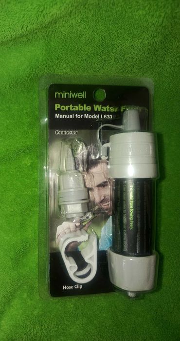 Miniwell L630 фільтр для води туристичний, фильтр для воды походный