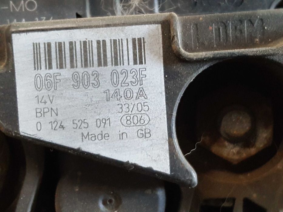 Alternator 140A VW CADDY III Skoda Audi