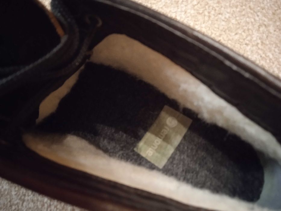 botki, Remonte, buty damskie, skóra, ocieplane, szersze