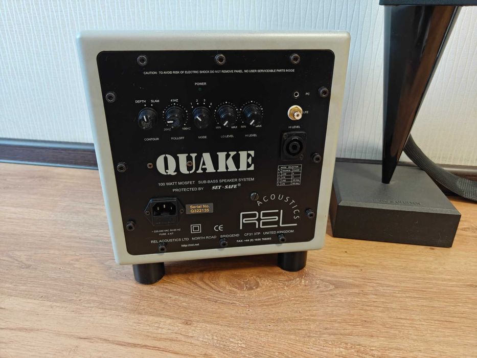 Сабвуфер REL Quake Made in England