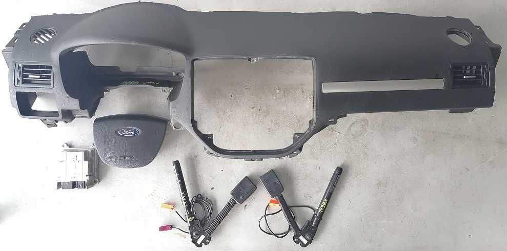 Ford C-Max MK1 1.6 HDI Konsola Komputer Airbag Kierowcy Pasy