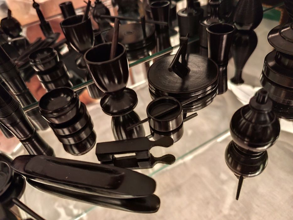 Miniaturas de aldeia indígena