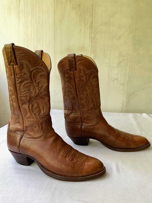 Кожаные ковбойские сапоги Justin,Made in USA