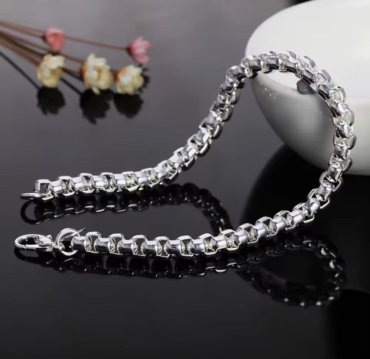Браслет та ланцюжок S925 комплект прикрас, цепочка браслет