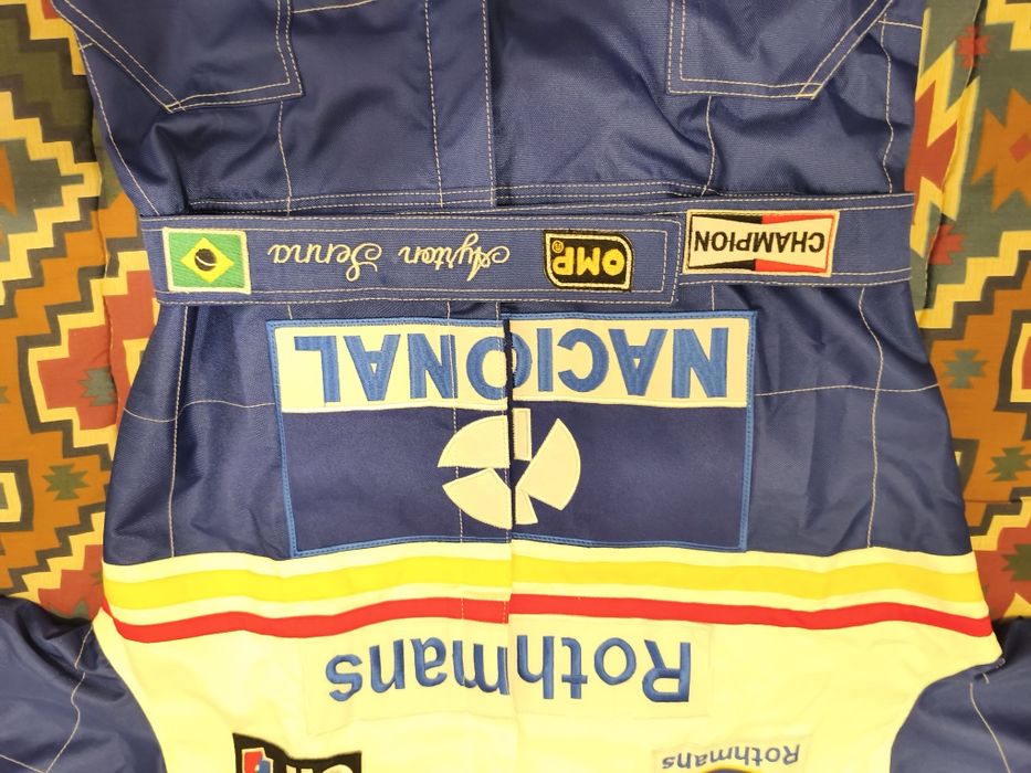 Renault Rothmans Elf fato Ayrton Senna