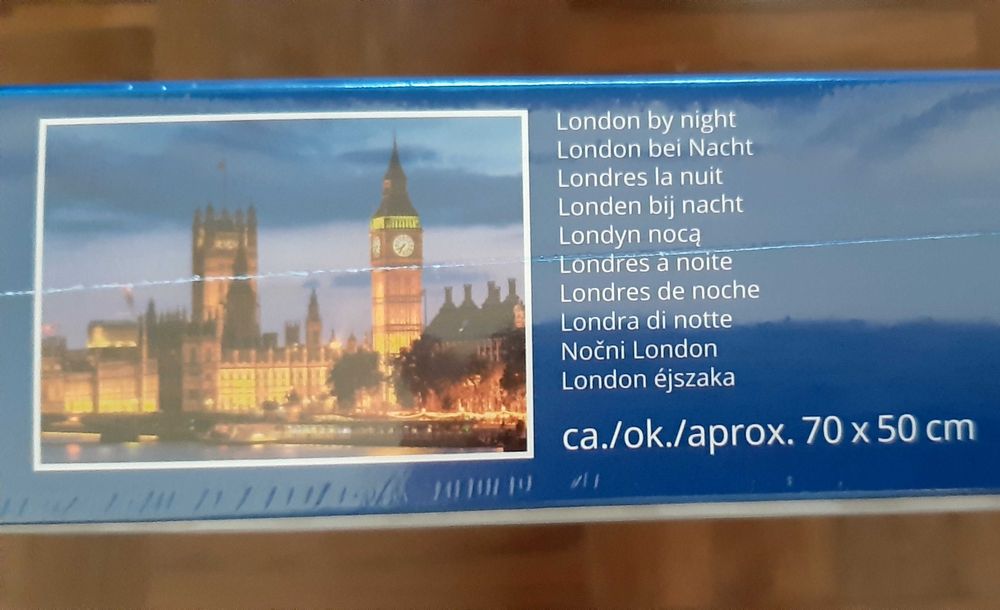 PUZZLE 1000 Peças: LONDRES à Noite - NOVO! A Estrear! SELADO!