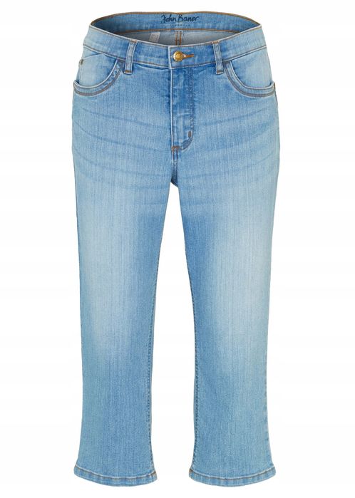 B.P.C jeansy damskie rybaczki niebieskie ^46