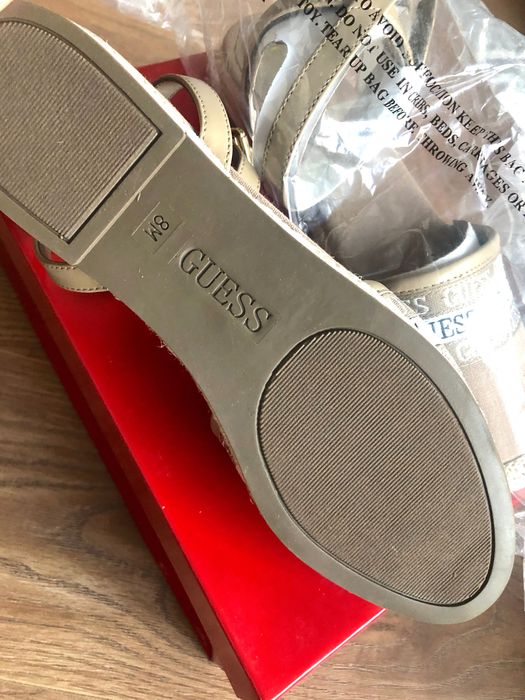 Guess espadryle sandaly roz 38