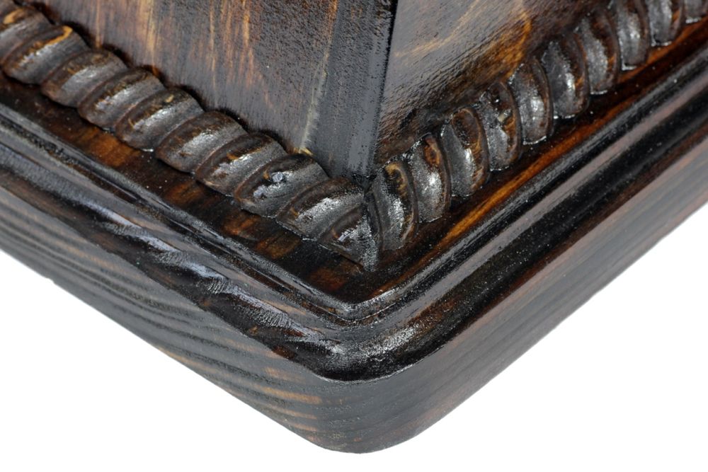 Bernardyn urna drewniana z psem Art-Dog